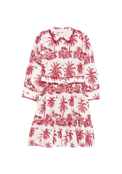 Abito MC2 Saint Barth Daisi donna DAISI05779H Bianco stampa a contrasto manica corta MC2 SAINT BARTH | Abiti | DAISI05779H10